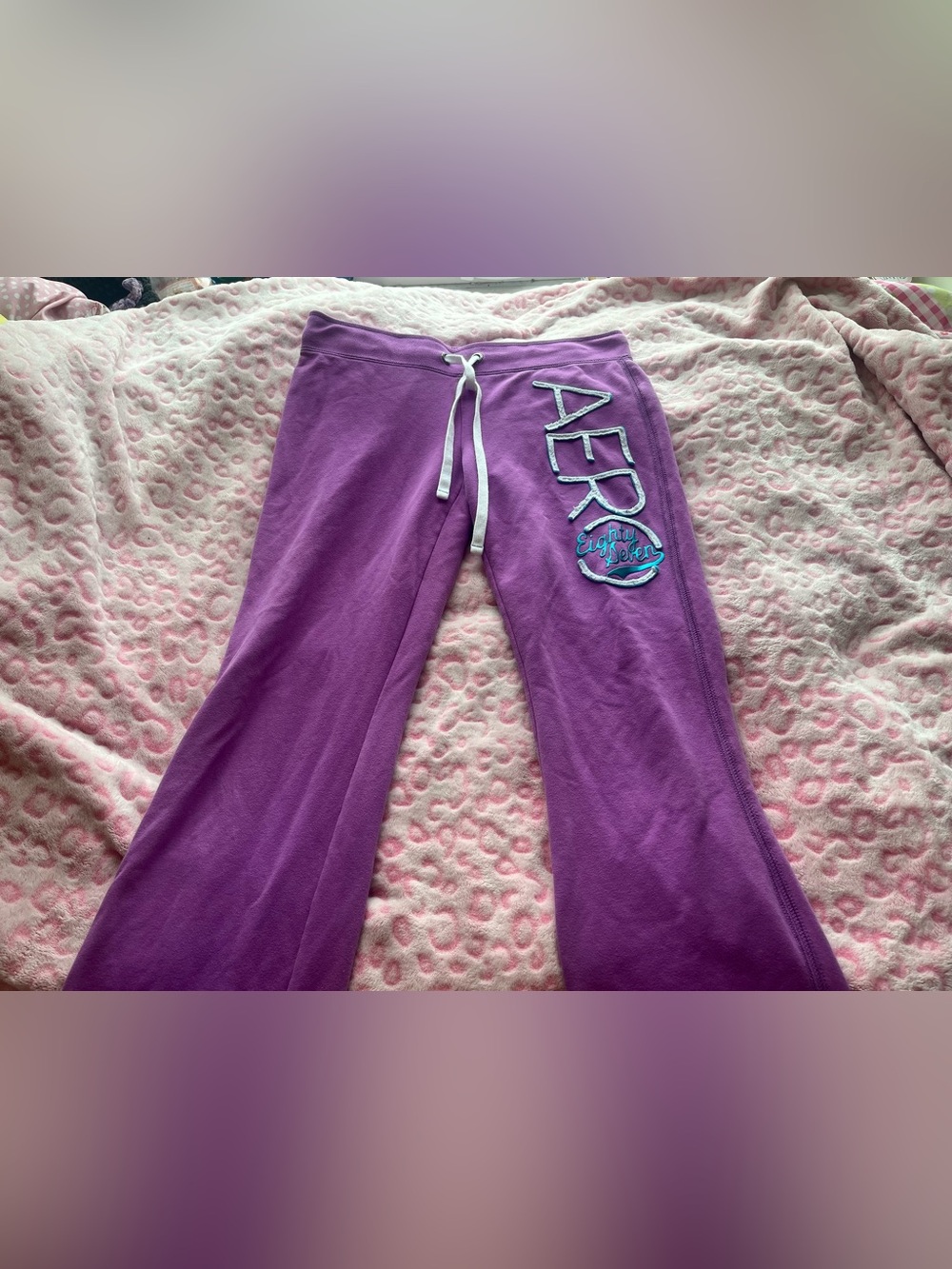 2000s Aeropostale Low Rise Sweatpants 💜 size small - medium
